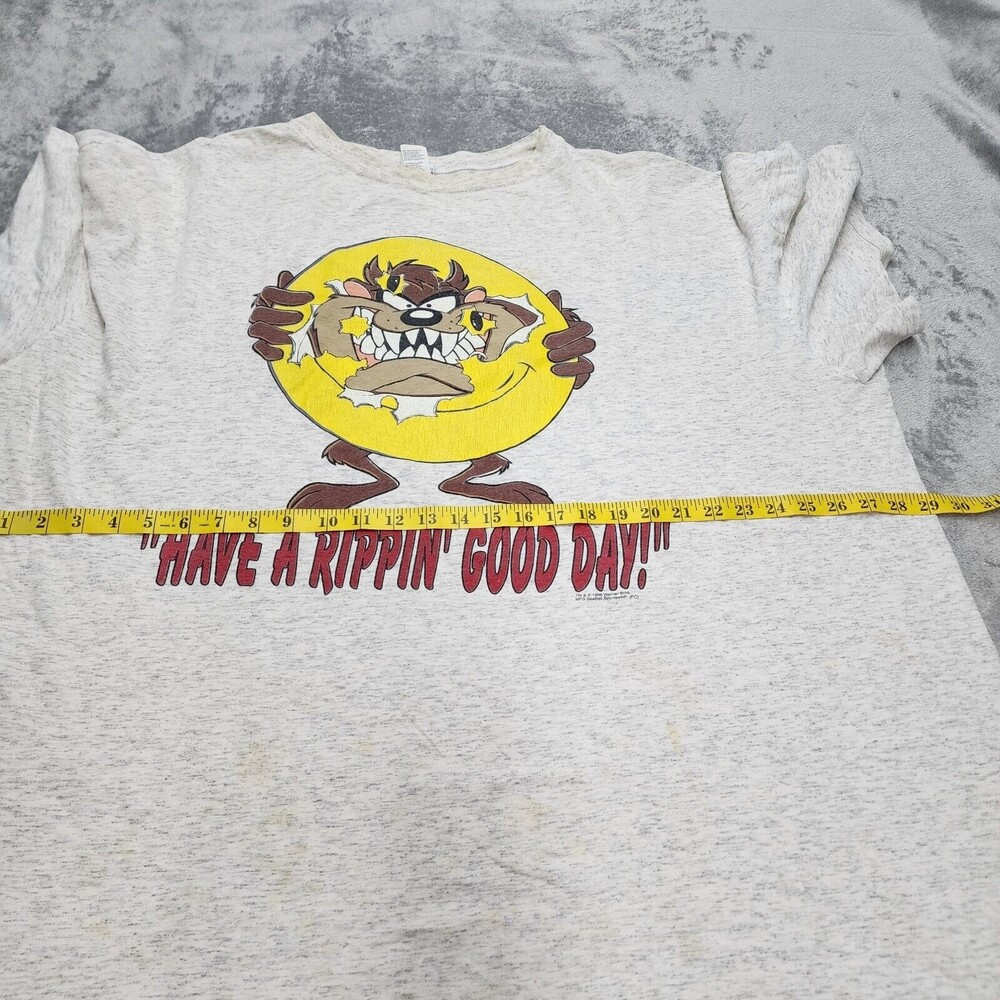 Vintage 1996 TAZ Tshirt Looney Tunes "Have A Rippin' Good Day!" Size XL - Picture 13 of 15